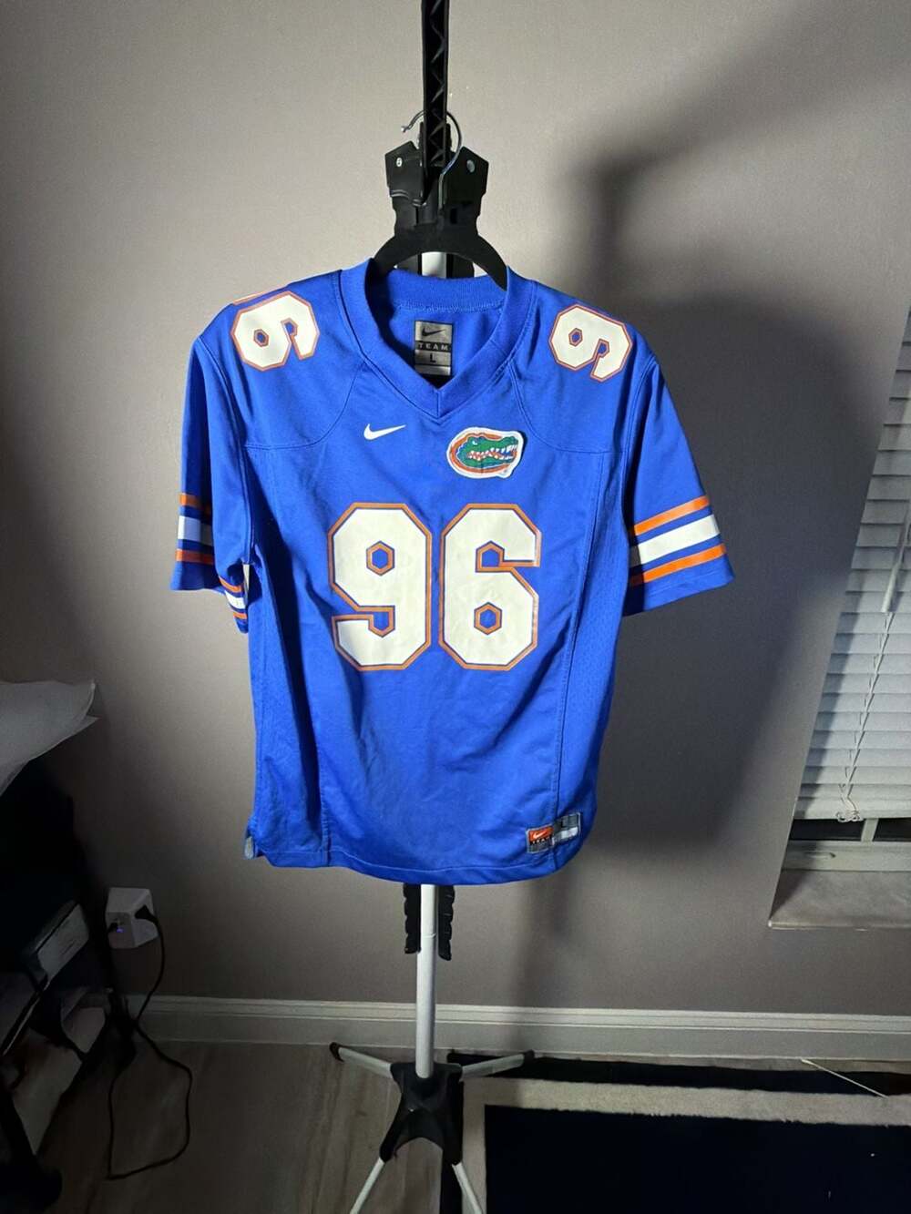 Nike Florida Gators Jersey Size L Blue 96 NCAA Football